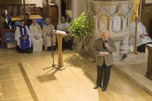 Alan McPherson welcomes Graham to St John's