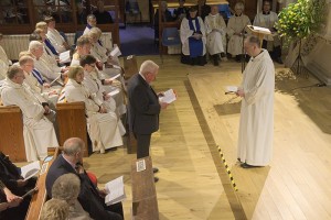 Vivian Linacre presents Graham with a Bible