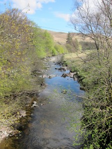 The Water of Ruchil in May sunshine