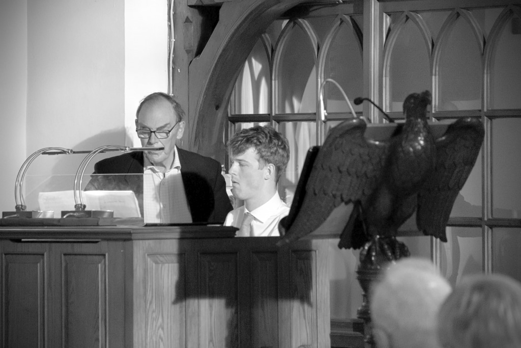 Andrew Forbes at the organ