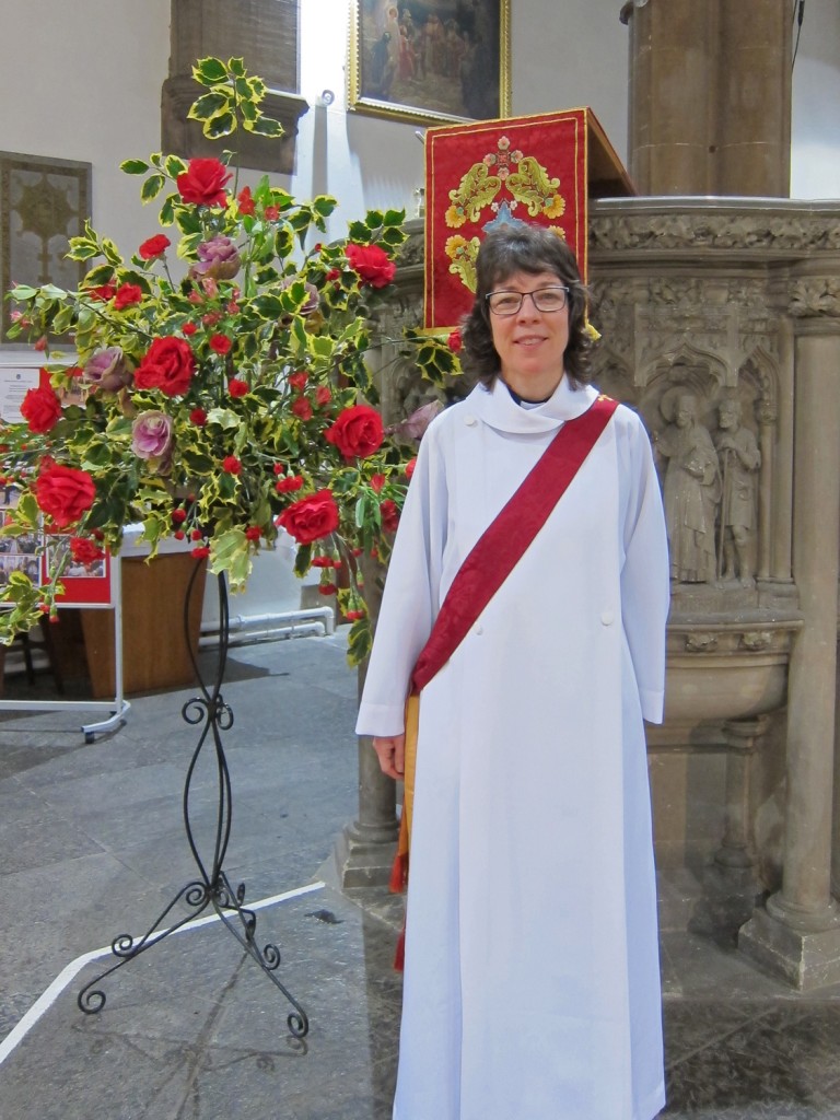 Revd Nerys Ann Brown at her ordination