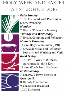 Holy Week and Easter